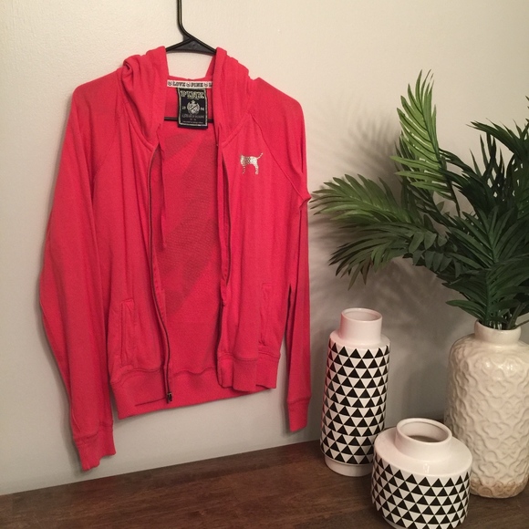 PEACE Victorias Secret Pink Jacket - Picture 2 of 5